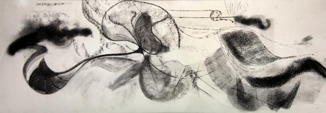 Abstract charcoal form Image
